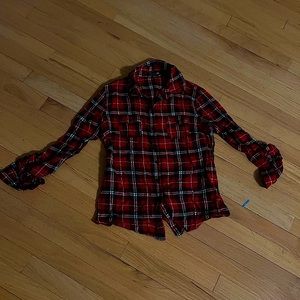 Forever Plaid Blouse